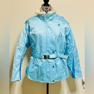 Arctiva Snow Angel Womens Snow Jacket white/ Light Blue Large